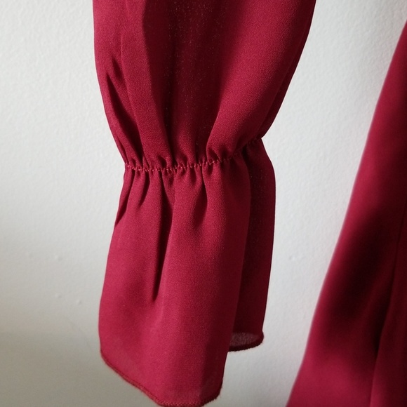 Vintage style boho ruffle knee length midi dress - Picture 5 of 8